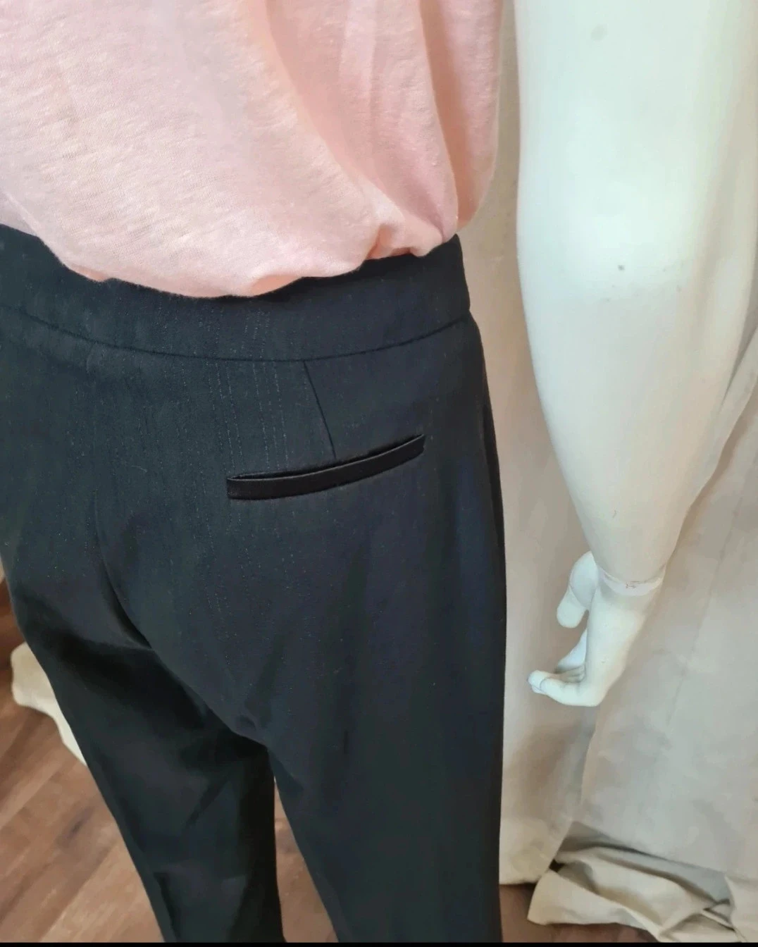Zwarte rechte broek 40 – photo 2